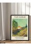 Vincent Van Gogh Landscape One Piece Black Wooden Framed Painting - 3