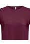 Onlhannah S/S Batsleeve Top Jrs Women's T-Shirt Burgundy (15371576) - 3
