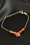 Cube Crystal Bracelet - Orange