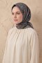Soft Scarf Melodi Pattern Light Green 90X90 - 5