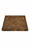 Cutting Board with Juice Groove and Side Handles, Light Teak Color