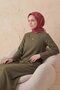 Soft Scarf Melodi Pattern Red 90X90 - 4