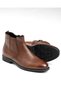 Italian Style Natural Leather Winter Men's Boots Shoes Tan T13321 - 2