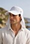 White Legionary Hat Uv Protection Summer Unisex with Back Closure - 5