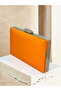 Orange Satin Silver Detail Evening Dress Bag Evening Bag Engagement Wedding Bag Handbag - 2