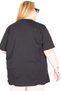 Mode XL Real Big Size Women's T-Shirt Bis Collar New York U26119 Black - 5