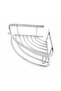 Single Layer Chrome Shampoo Holder 18X18 cm Screws Included Bathroom Sink Corner Shelf Metal Single - 4
