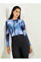 Pack of 2 - Marble Print One Piece Burkini and Chiffon Wrap Skirt - 3