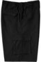 Men's Cargo Shorts – Heavy-Duty 6-Pocket Tactical Casual Shorts with Elastic Waist, Black-36/38 - 5