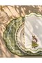 4 Piece Pastoral Horse Embroidered Tableware Set for 2 People (2 American Placemats 45X30 + 2 Napkins 30X30) - 7
