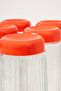Set of 6 Glass Storage Containers with Red Lids 1500 ml – Legumes, Food, Breakfast Jars Set - 4