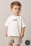 Unisex Crew Neck Ataturk Printed 100% Cotton Oversize T-Shirt Baby-Child - 2