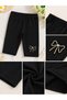 Girls' Triple Leggings Set Casual Girls' Capri Leggings Bow Detail Cotton Underwear 1-8 Years 3 Pieces - 5