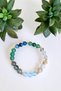 Cancer zodiac bracelet (labradorite stone, moon stone, citrine stone, crystal quartz stone, aventurine, agate) - 5