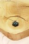 Obsidian Natural Stone Handmade Necklace with Chain: 2 cm Chain: 20 cm Boxed Mudanis - 4