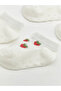 Esvab • Modern & Distinctive Baby Girl Embroidered 5-Pack Booties Socks - 3