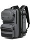 9762 3-in-1 Expandable Anti-Theft Travel Backpack, 46L Water-Resistant Oxford Carry-On Bag, Unisex, 48×29×30 cm, Grey - 5