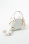 Specially Designed Stylish and Casual Hand and Shoulder Bag with Heart and Staple Detail and Adjustable Strap (Length 14 cm Width 21 cm) - 3