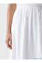 Esvab • Modern & Distinctive A-Line Skirt with Waist Drawstring - 3