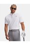 Men's Polo Neck T-Shirt 3 Buttons Ua Tech ™   Short Sleeve Relaxed Fit Polo T-Shirt - 3