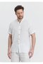 Heaven 4080 Muslin Hakim Collar Short Sleeves Men's Shirt - 3