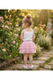 Girl's Princess Tutu Skirt and Strap Bodysuit Summer 2-Piece Set - 2
