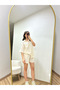 Linen Double Shirt and Shorts Set