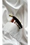 Authentic Patterned Banana Buckle 11 cm Women's Hair Accessory