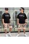 La California Printed 3-Piece Hat and Shorts Set