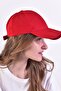 Red Sports Hat with Adjustable Back Closure Red Women's Hat Cap