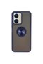 Vivo Y16 Case with Camera Protection, Ring Holder, Magnetic Stand, Frosted Back Cover