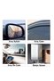 2Pcs Auto Exterior Mirror Rain Glass Film Car Side Rearview Mirror Film Anti-Fog Water-Repellent Film - 7
