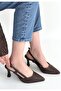 Hoost brown skin Heeled Shoes