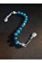 Ocean Blue Natural Agate Stone Zaza Prayer Beads (Style)