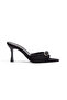 Sup 3791 Pointed Toe Buckle Detailed Stiletto Shoes - 3