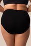 High Waist Women's Panties Black 3 Pieces - 6