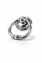 558 Chrome Ring Furniture Knob 5-Pack Shiny Silver Drawer Cabinet Door Handle - 2