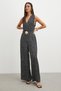 Beli Belted Palazzo Leg Jumpsuit - 3