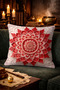 Red Lotus Throw Pillow Cover 43X43 Anime Game Movie Themed Decorative Pillowcase Double Side Printed - 4