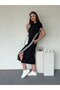 Cross-Striped Washable Modal Dress - 2