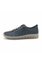 Genuine Leather Casual Shoes with Rubber Laces - 2