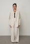 Women's Back and Sleeve Embroidered Bohemian Style Natur Oversize Kimono - 5