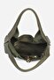 Nora Genuine Suede Shoulder Bag with Metal Buckle - 6