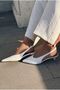 Selor Genuine Leather White Matte Leather Women's Stiletto - 6