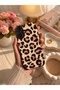 iPhone 16 Leopard Pattern Striped Textured Case - 4