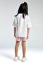 Girl's Floral Print Shorts Set 8-15 Years White - 4