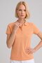 Flavia Orange 100% Cotton Polo T-Shirt