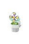 Flower Pot with Cat Figure Building Blocks 83 Pieces