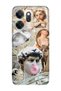 Oppo Reno 14 Compatible Renaissance Collage Patterned Transparent Phone Case