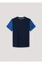 Blue Pure Cotton Men Premium T-Shirt
